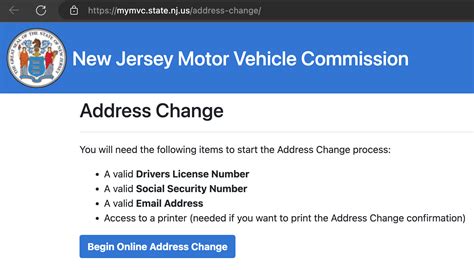 Feb 26, 2021 · The Motor Vehicle Commission will mail your renewed document (s) to the mailing address we have on file. Print and carry the interim license with you along with your current license until your new license arrives in the mail, in about 10-20 business days. If the mailing address on your license has changed, you MUST update your address BEFORE ...